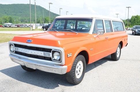 1970 CHEVROLET SUBURBAN 3-DOOR HUGGER ORANGE 3/4 TON RUNS & DRIVES GREAT! 1970 Chevrolet Suburban