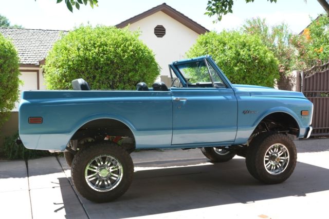 1970 Chevy Blazer 4X4 Fuel Injected Turbo charged $80,000 invested Blue & Black 1970 Chevrolet Blazer K5