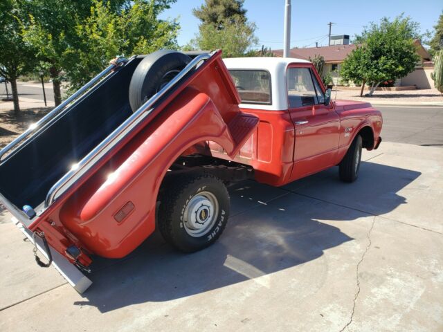 1970 Chevy C10 stepside w custom dumpbed 6cyl 3 on the tree running good 1970 Chevrolet C-10 C10 Chevrolet pickup