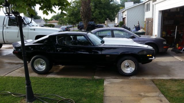 1970 chevy camaro black with white stripe new 496 big block brodix heads . 1970 Chevrolet Camaro
