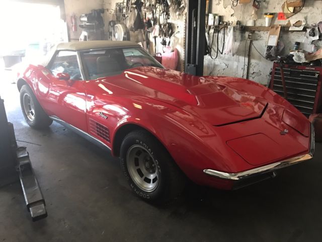 1970 Chevy Corvette Convertible 4 SPEED NO RESERVE!!! Chevrolet C3 1970 Chevrolet Corvette