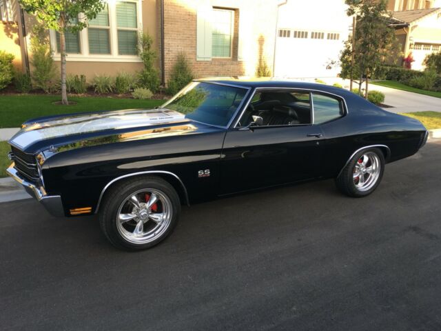 1970 Chevy Malibu SS Clone, 4 Speed 383 Stroker, PS/Disc Brakes, gloss black 1970 Chevrolet Chevelle