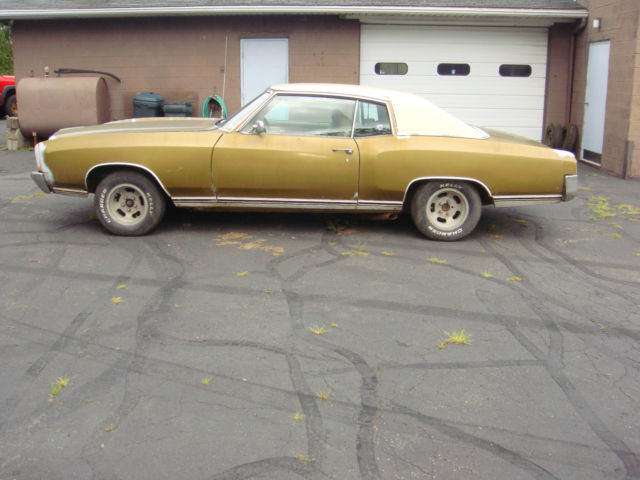 1970 Chevy Monte Carlo 400 SBC 4 speed 12 bolt barn find #'s matching 1970 Chevrolet Monte Carlo