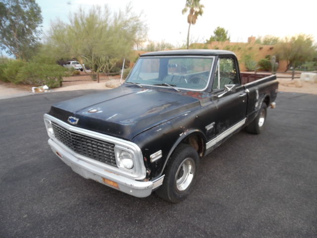 1970 Chevy SB CST Truck - Very Rare - Factory 396, AT With AC - Factory Black - 1970 Chevrolet C-10 SB CST - Rare - Factory 396,AT,AC- Factory Black