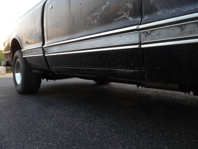 1970 Chevrolet C-10 SB CST - Rare - Factory 396,AT,AC- Factory Black - photo 11