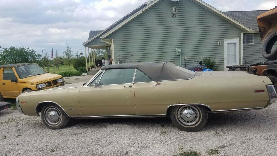 1970 Chrysler Newport Convertible Barn Find Big Block 1970 Chrysler Newport