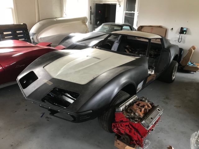 1970 Corvette 350/350HP 4 Speed With A/C Frame Off Restoration Started 1970 Chevrolet Corvette 350/350HP