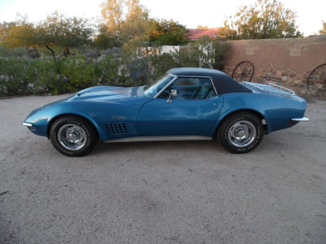 1970 Chevrolet Corvette Conv Extremely Rare 454/390hp 4spd Factory AC - photo 3