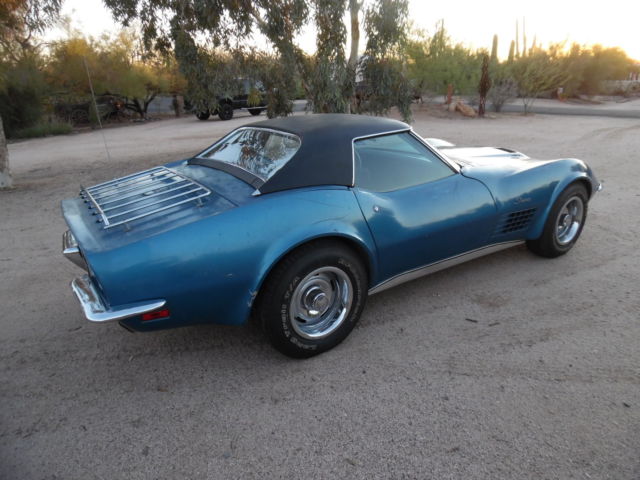 1970 Chevrolet Corvette Conv Extremely Rare 454/390hp 4spd Factory AC - photo 6