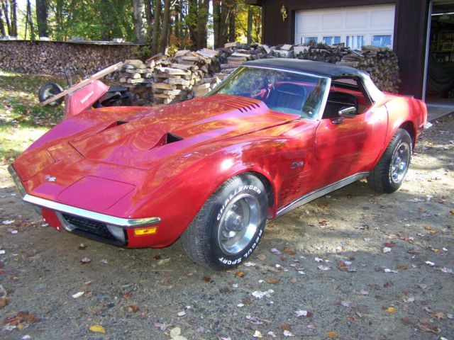 1970 CORVETTE CONVERTIBLE 4-SPEED PROJECT 1970 Chevrolet Corvette 2-door convertible