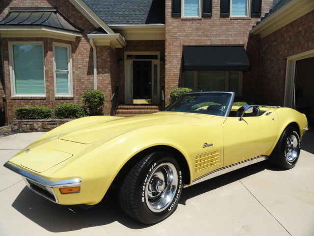 1970 Corvette Stingray Convertible One Owner Both Tops 1970 Chevrolet Corvette Convertible