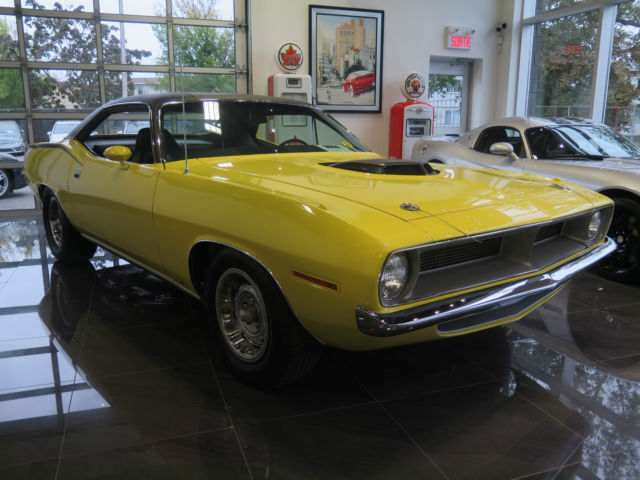 1970 CUDA 440 SIX PACK SHAKER V CODE PISTOL GRIP 1970 Plymouth Barracuda CUDA 440 SIX PACK V CODE