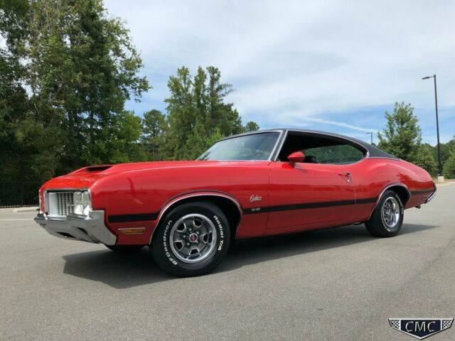 1970 Cutlass W-31 Factory Ram Air #'s Matching Matador Red SS1 wheels Original 1970 Oldsmobile 442