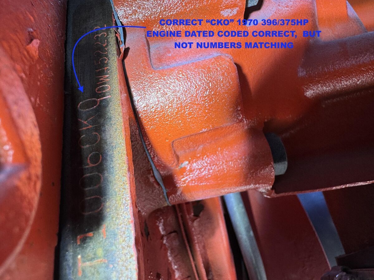 1970 CHEVROLET SS L78 NOVA SS L78 396/375HP 4SPD 12 BOLT PDB TACH - photo 3