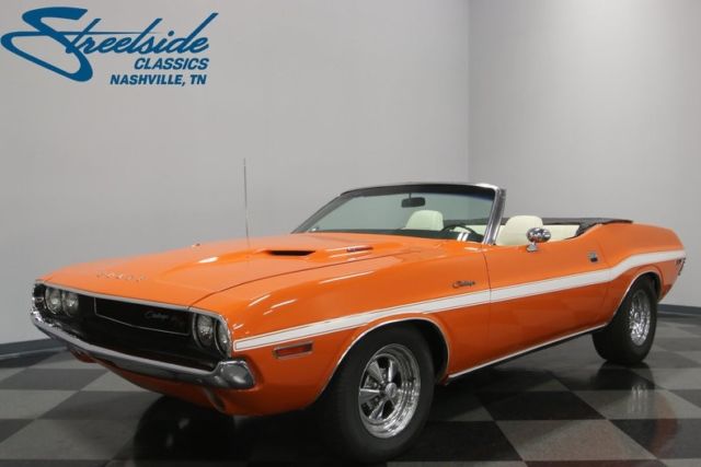 1970 Dodge Challenger 12751 Miles Go Mango Orange Convertible 340 V8 3 Speed Au 1970 Dodge Challenger --