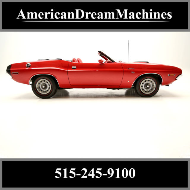 1970 Dodge Challenger Convertible with RT options and 440 6 Pac 1970 Dodge Challenger