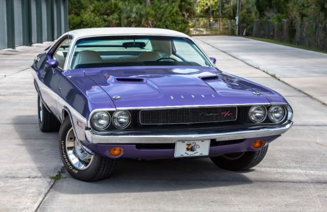 1970 Dodge Challenger RT 440 6 pack 3x2 V Code Plum Crazy Race Rod NO RESERVE 1970 Dodge Challenger RT