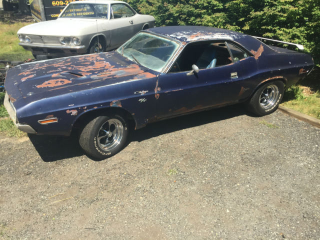 1970 Dodge Challenger R/T Hardtop PROJECT 340 727 8 3/4 DISC BRAKE X HEAD NR 1970 Dodge Challenger 1970 70 E BODY CHALLENGER RT JS23N NR WINNER WINS