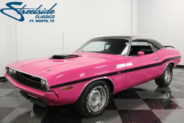 1970 Dodge Challenger RT/SE 440 Six Pack Tribute 15299 Miles Panther Pink Hardto 1970 Dodge Challenger RT/SE 440 Six Pack Tribute
