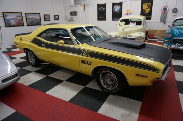 1970 Dodge Challenger T/A 340 Six Pak All original Number Matching. Unrestored 1970 Dodge Challenger TA 340 Six Pak