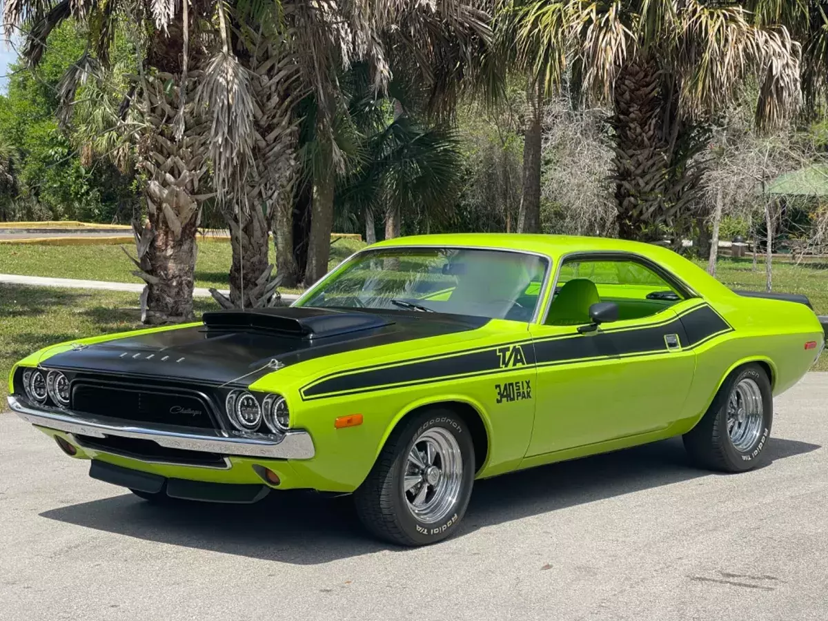 1970 Dodge Challenger T/A clone Restomod Sublime Green Inside and Out! 1970 Dodge Challenger T/A clone Restomod