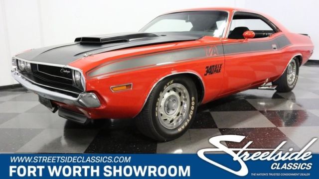 1970 Dodge Challenger T/A Coupe 340 V8 4 Speed Manual Classic Vintage Collector 1970 Dodge Challenger T/A