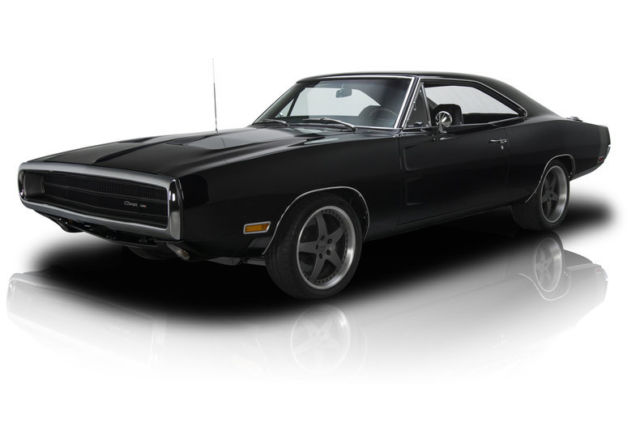 1970 Dodge Charger 500 1156 Miles Jet Black Hardtop 451 V8 5 Speed Manual 1970 Dodge Charger 500