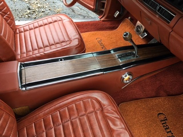 1970 Dodge Charger vinyl burnt orange bucket seats - photo 12