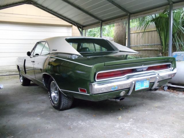 1970 Dodge Charger R/T: Real Numbers Matching R/T 440 Auto 1970 Dodge Charger R/T
