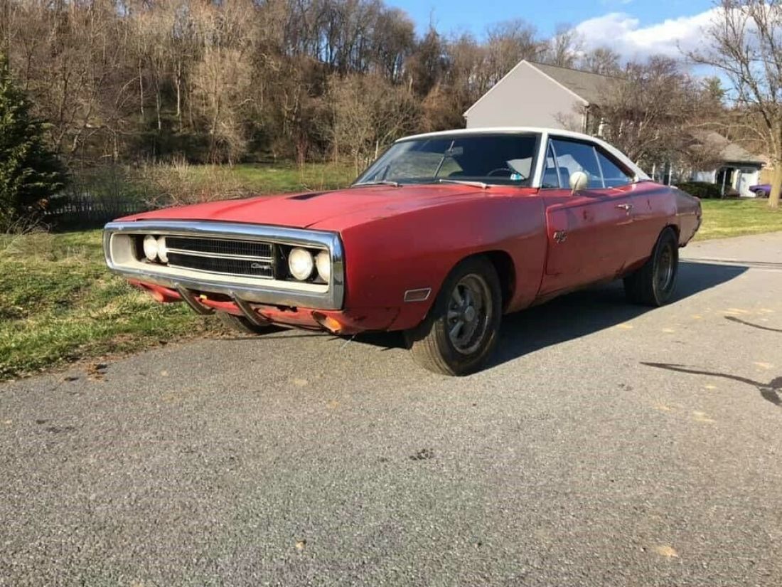 1970 Dodge Charger R/T Unrestored Running and Driving Car, Time Capsule 440 727 1970 Dodge Charger R/T