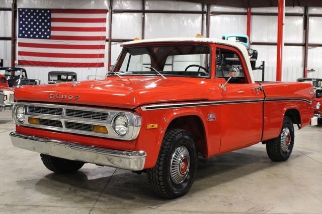 1970 Dodge D100 77597 Miles Red and White Pickup Truck 318 V8 Automatic 1970 Dodge Other Pickups --