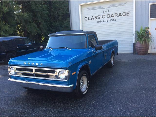 1970 Dodge Pick Up 373 Miles BLUE LONG BED 318 1970 Dodge Other Pickups --