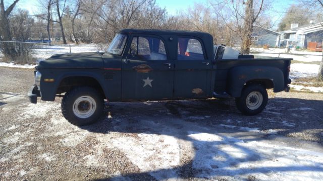 1970 Dodge Sweptline Utiline Power Wagon Crew Cab 4X4 Shortbed Stepside 1970 Dodge Power Wagon Base