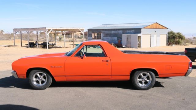 1970 Chevrolet El Camino 350 CALIFORNIA CAR BLACK AND YELLOW PLATE! - photo 8