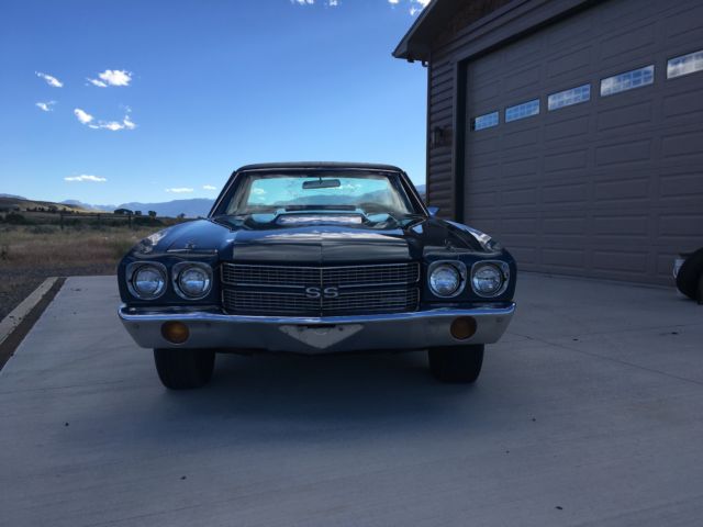 1970 El Camino, Real SS, warranty metal plate comes with car fresh 396 motor 1970 Chevrolet El Camino
