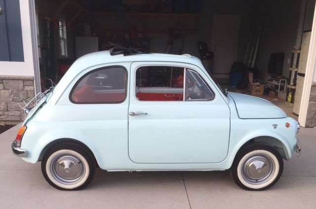 1970 Fiat 500 110F Model L Berlina Special Scioneri Edition Completely Restored! 1970 Fiat 500 Model L