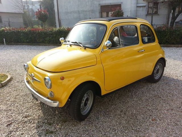 1970 Fiat 500 110F model L Luxury Positano Yellow 1970 Fiat 500