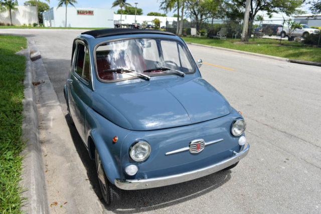 1970 Fiat 500 RAGTOP Rare Color Combo SEE VIDEO!!! - photo 6