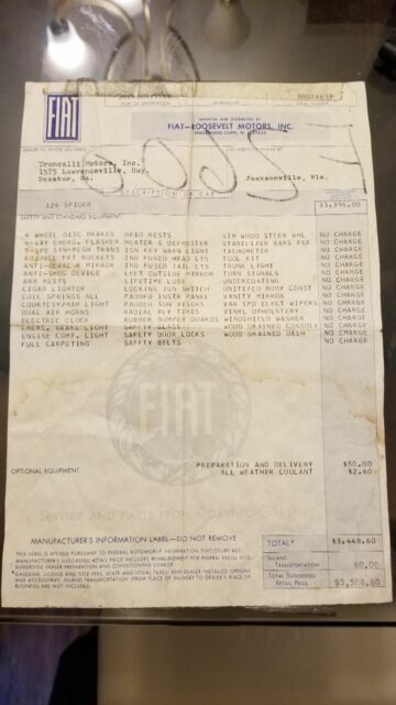 1970 Fiat 124 Spider - photo 5