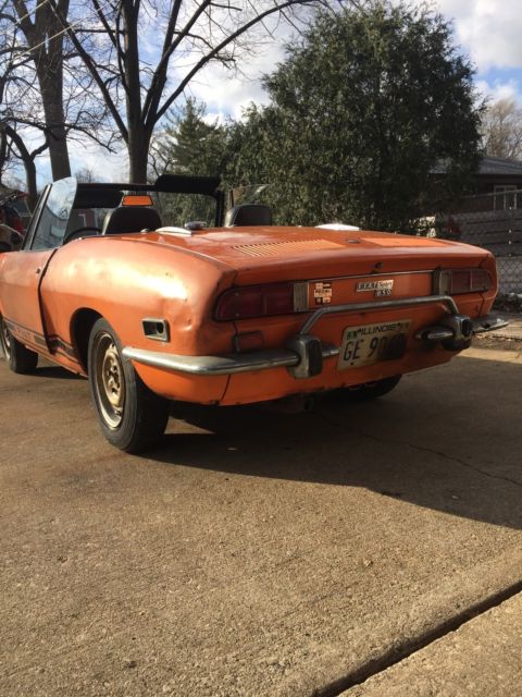 1970 Fiat 850 spider sport 2 door convertible