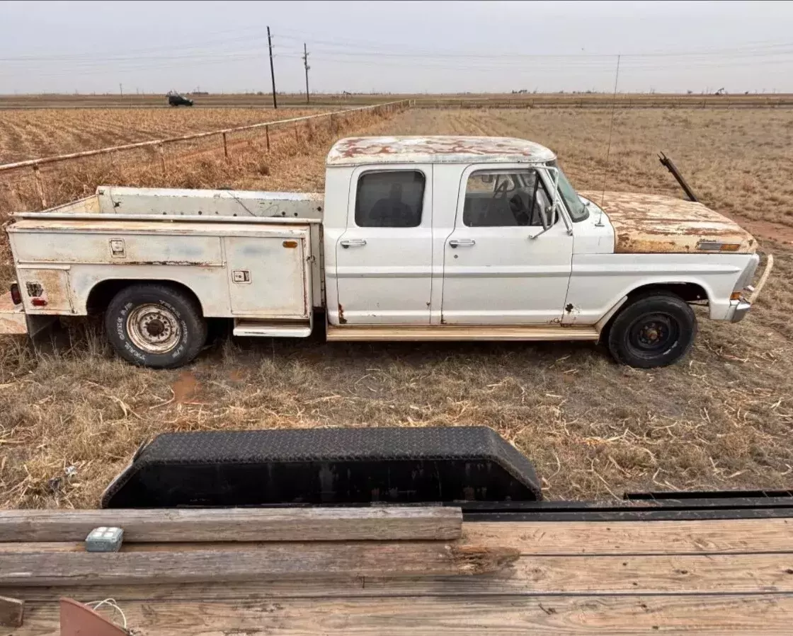 1970 FORD 4 DOOR CREW CAB BUMPSIDE WEST TEXAS PROJECT TRUCK PICKUP CLEAN TITLE 1970 Ford F-250