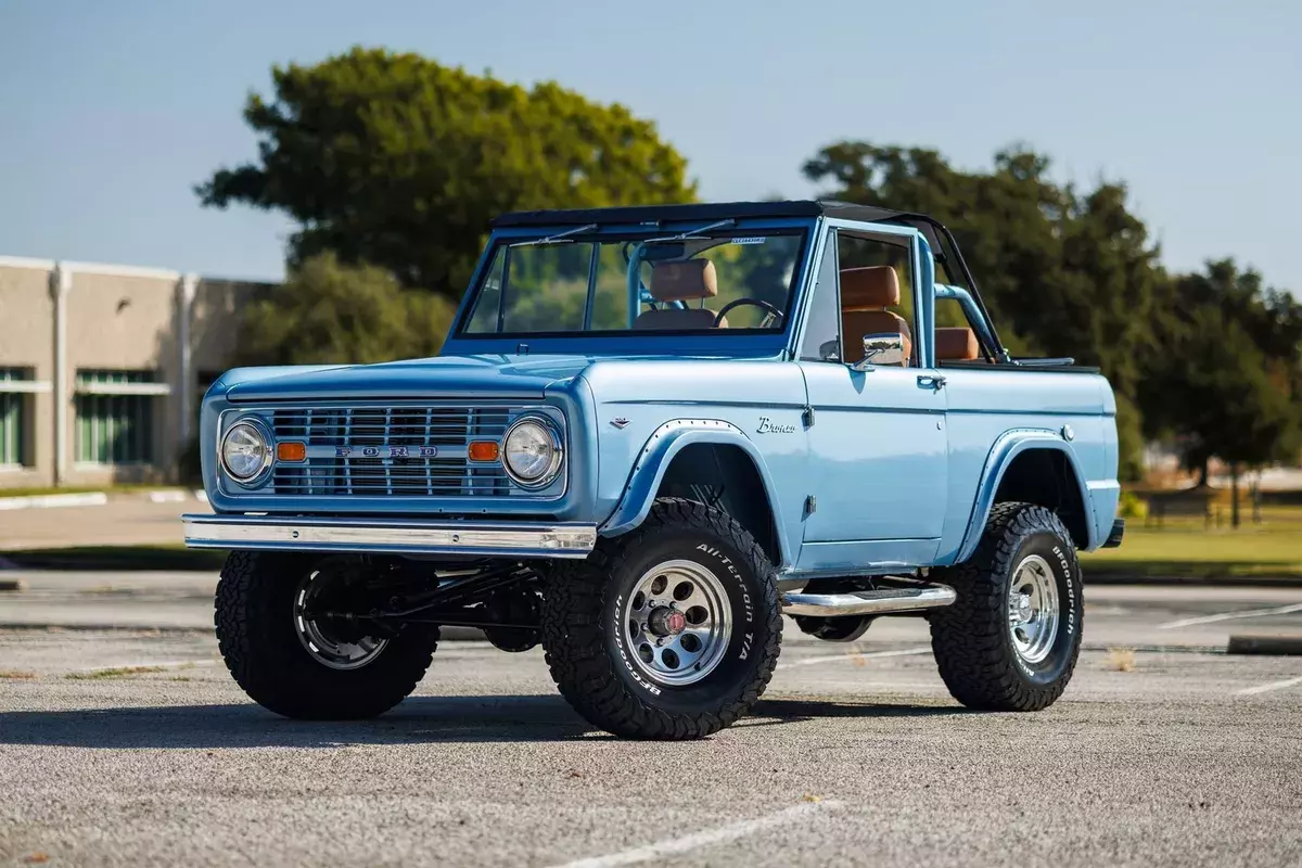 1970 Ford Bronco 302 Custom - NEW BUILD 1111 Miles Brittany Blue SUV 1970 Ford Bronco 302 Custom - NEW BUILD