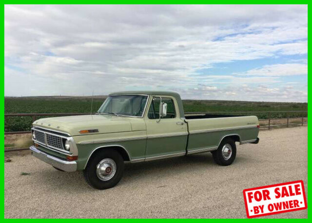 1970 Ford F-100 Pickup 390 8-Cylinder Gasoline 3-Speed Automatic RWD NM c84317 1970 Ford F-100