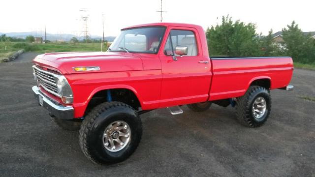 1970 Ford F-250 4x4 pickup truck, new paint, new motor, lifted, runs great, fast 1970 Ford F-250