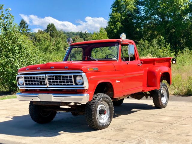 1970 FORD F-250 4X4 STEPSIDE LONG BED CUSTOM XLT RANGER F100 F150 F350 HIGH BOY 1970 Ford F-250 F-250 RANGER HIGHBOY