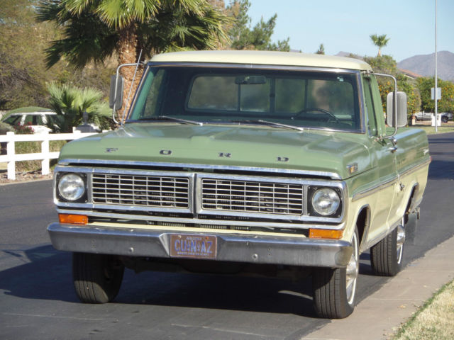 1970 Ford F100 Sport Custom Trim Truck Original 360 Big Block HD Automatic 1970 Ford F-100 Sport Custom