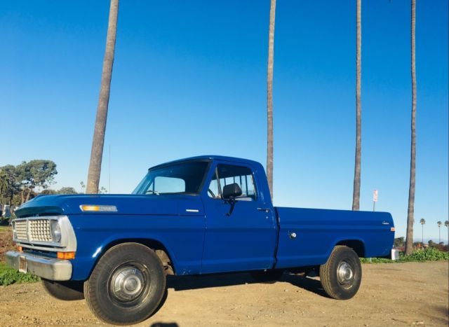 1970 Ford F250 Camper Special California Pickup Truck 360 FE 4 speed manual 1970 Ford F-250 Camper Special