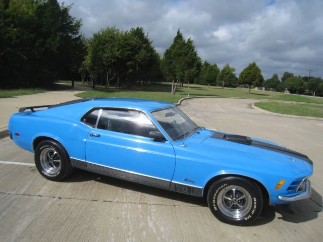 1970 FORD MACH1 Mustang 351 with Shaker & Power Steering - 4speed 1970 Ford Mustang Mach1 4-Speed