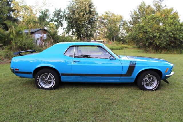 1970 Ford Mustang Boss 302 Clone Grabber Blue 90+ HD Pictures - photo 5