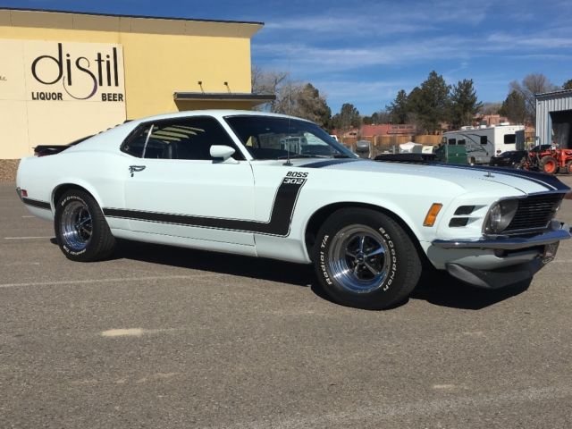 1970 FORD MUSTANG BOSS 302. RARE N CODE PASTEL BLUE 1970 Ford Mustang BOSS 302